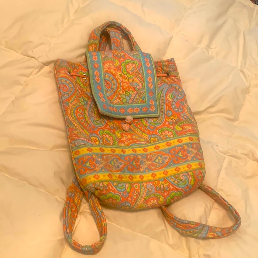 Quilted backpack